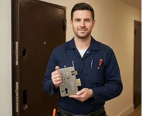 Замена замка на металлической двери